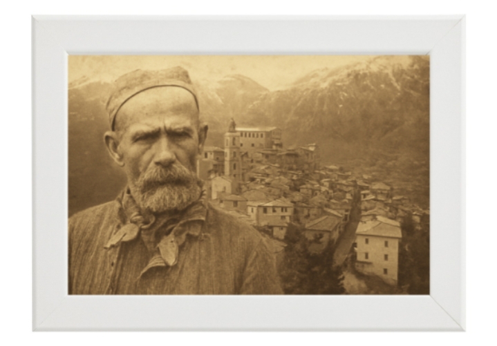 TELA CON CORNICE 45x30